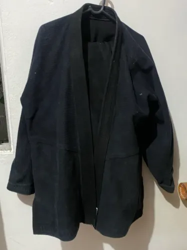 Kimono traçado A1 preto com calça rip stop