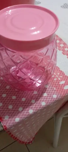 Pote com tampa rosca novo
