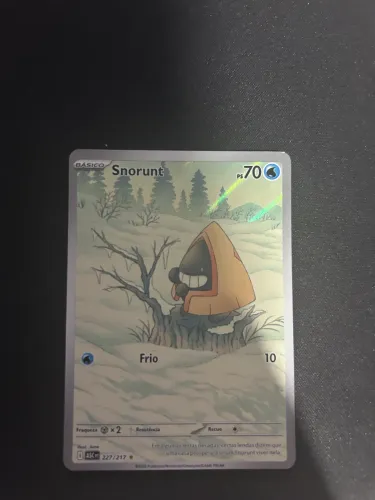 Carta Pokémon (snorunt ; full art)