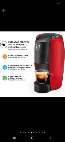 CAFETEIRA ELÉTRICA 3 CORAÇÃO LOVE