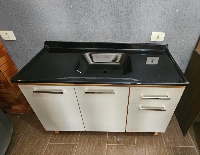 BALCÃO PIA E CUBA NOVO - ENTREGAMOS MONTADO