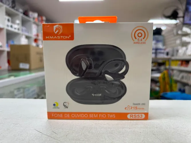 Fone Bluetooth RS53 Sem Fio TWS H'Maston esportivo