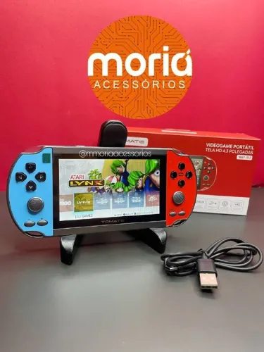 Vídeo Game Portátil Retro Estilo X7 PSP MP5 10.000 Jogos Retro