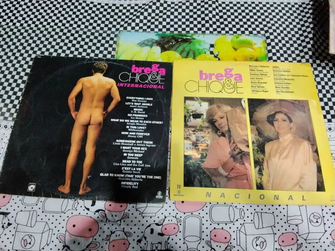Lote discos vinil novela Brega e Chique Nacional e Internacional 1987
