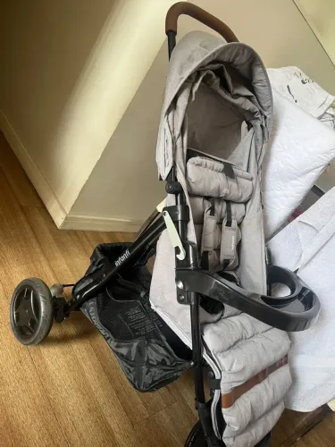 Carrinho com bebê conforto travel system breeze duo infantil