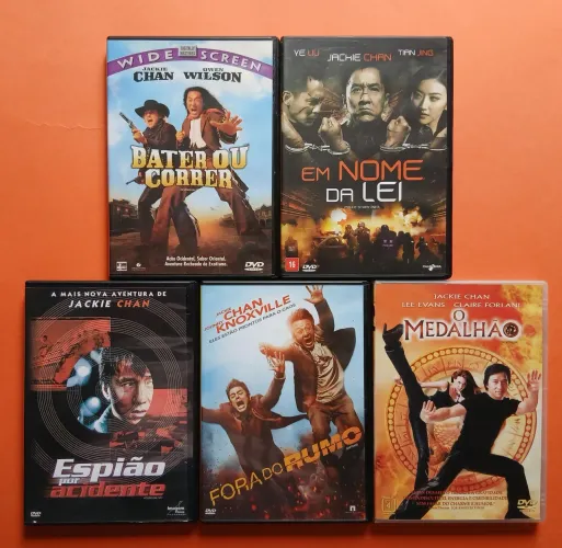 Dvd Jackie Chan - 5 Títulos 