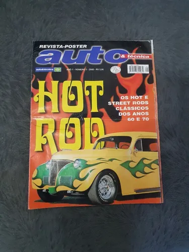 Hot Rod revista antiga auto técnica ano 2000