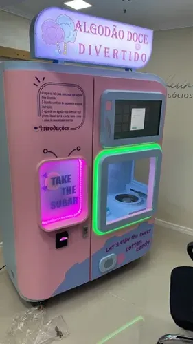 Máquina de algodão doce Automatica