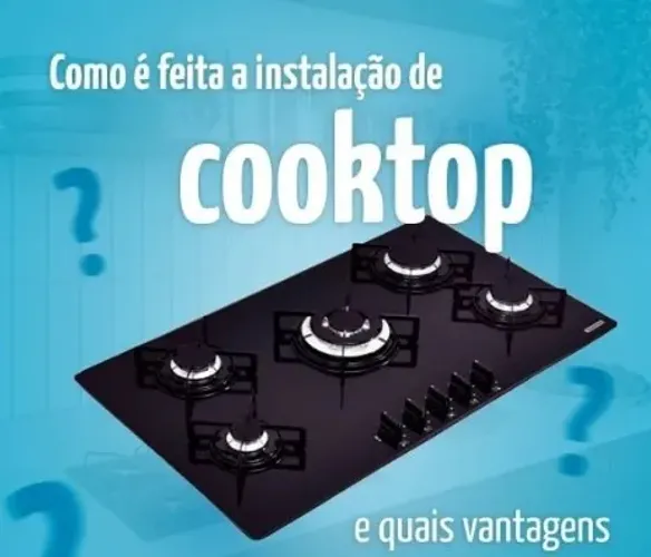 Instalação de cooktop e demais eletrodomésticos