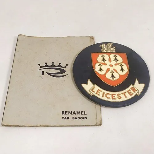 Antigo emblema para Automóveis, fabricado pela Renamel Car Badges - Londres / Inglaterra 4