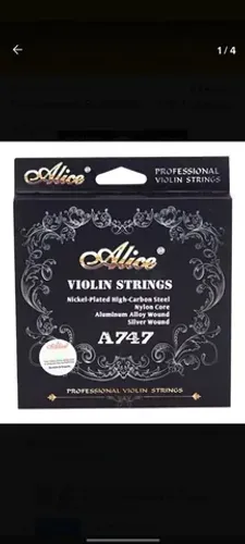 Cordas para Violino - Alice.