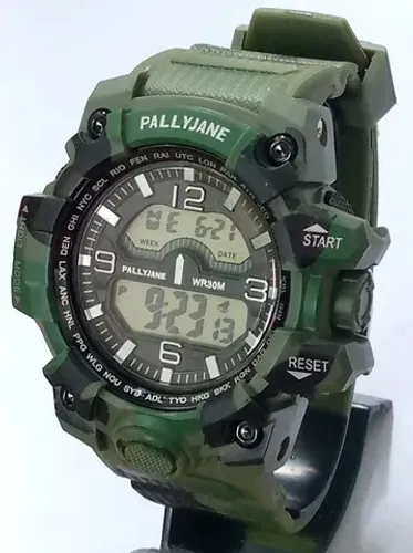 relógio led digital militar pallyjane xufeng dhp prova dágua Gshock