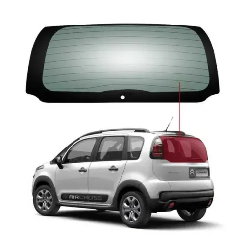 Vidro Citroen AirCross Vigia 2011 à 2020 - 1 Furo / Desembaçador Térmico / Serigrafia