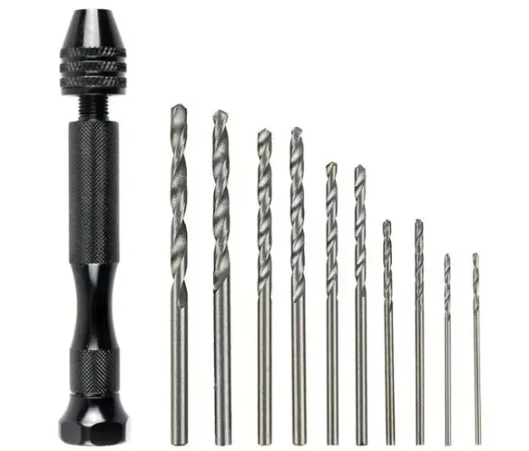 Mini Furadeira De Mão C/ 20 Brocas Para Trabalho Arduino Automação Robotica COD-FR63  