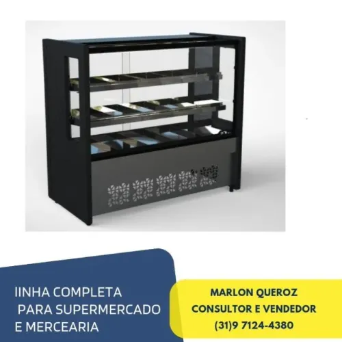 Balcao Estufa 1,25 polar Platinum 220v