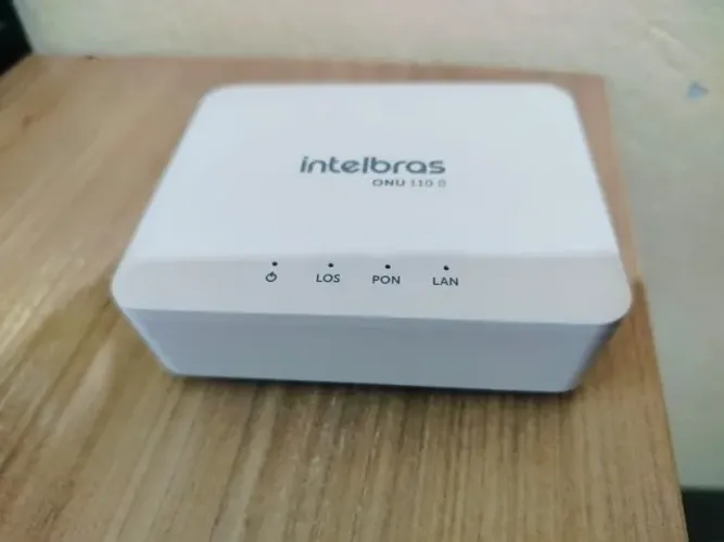Intelbras onu 110b gpon/epon vibrida 1p optica 1p lan