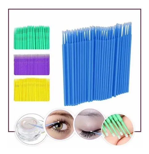 Microbrush Cotonetes - Extensão De Cicios 25un