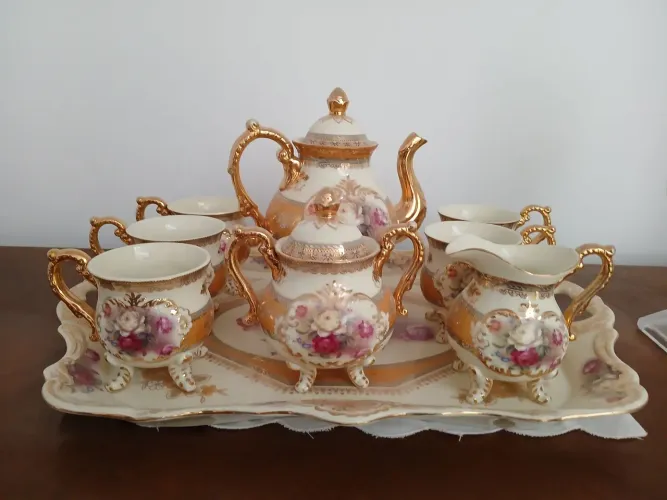 Conjunto de chá porcelana