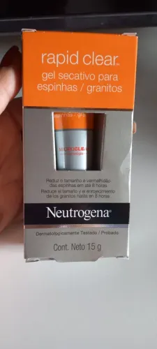 Neutrogena Rapid Clear Gel Secativo para Espinhas/Granitos 15g pouco uso