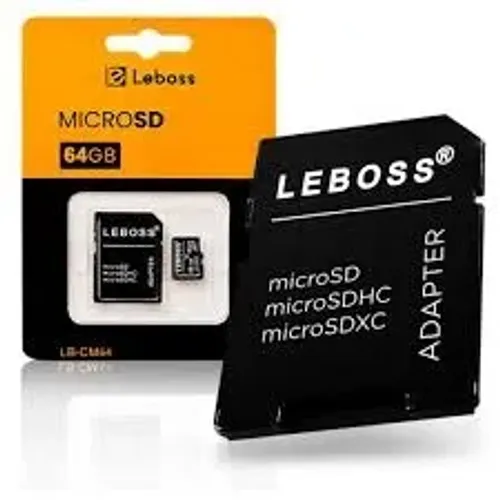 CARTÃO DE MEMÓRIA MICRO SD 64GB LEBOSS LB-CM64 Características: Marca: Leboss Modelo: L
