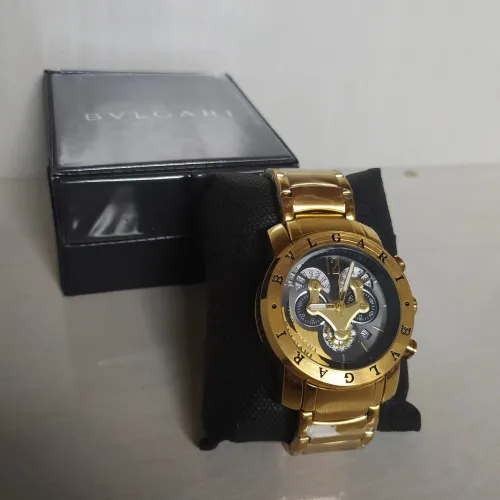 Relógio Masculino Novo Bvlgari Dorado - Luxo e Estilo
