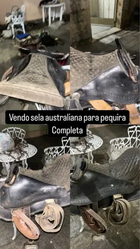 Vendo sela, freio, espora, alguns itens raros, difíceis de encontrar!