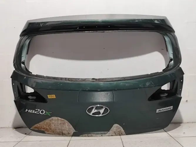 Tampa Traseira Hb20 Hatch Original Verde S/fechadura 