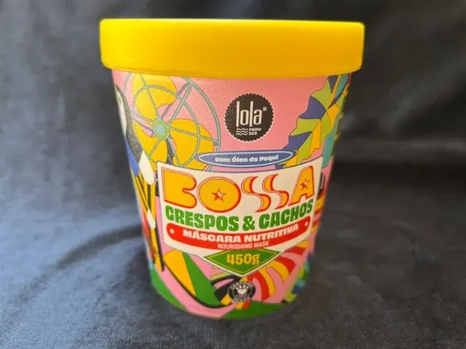 lola bossa crespos & cachos máscara nutritiva 450g