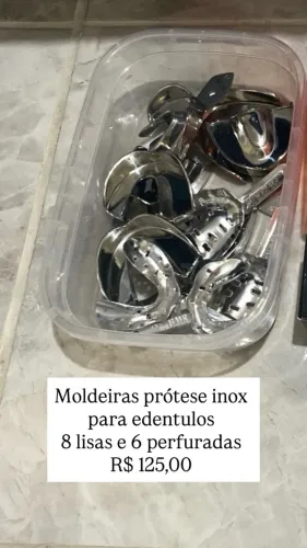 Kit de moldeiras de prótese dentária