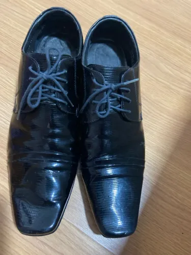 Sapato social preto envernizado
