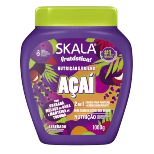 Novidade! Creme de Tratamento Capilar Skala Açaí Nutrição e Brilho