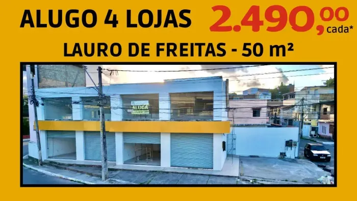 Comercial para locação em rua pública, CENTRO , Lauro de Freitas, BA