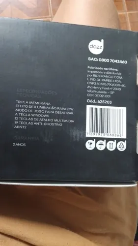 Teclado mousse