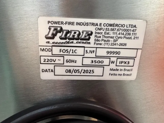 FORNO SALAMANDRA FIRE - FOS/1C NOVO
