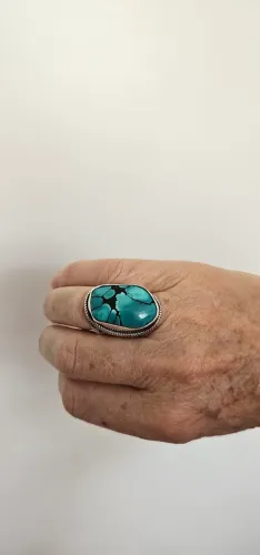 Anel Turquesa lindo  da Indonésia 