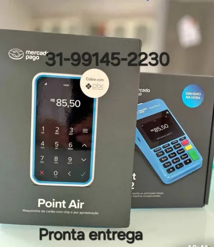 Máquina de Cartão Point Air, Point Pro 2 Pronta Entryga
