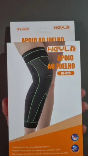 Apoio para Joelho Esportivo HEYLi HY-820 - Conforto, Estabilidade e Proteção!