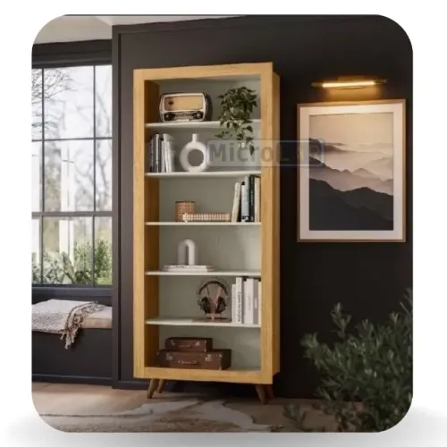 Multiuso Livreiro Retro Winter - Montagem na Hora