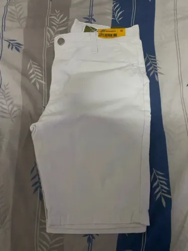 Bermuda masculina Sawary 42BR Branco