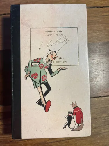 Caneta Tinteiro Montblanc Writer's Edition Homage to Carlo Colodi , usada,excelente estado