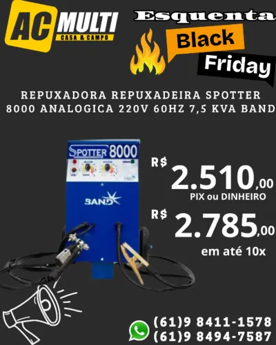 Repuxadora Repuxadeira Spotter 8000 Analogica 220v 60hz 7,5 KVA Band