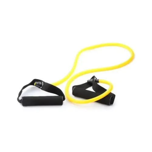Extensor Elástico Rubber Band com Pegador - Tensão Leve - 150 cm