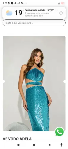 Vestido de festa Regina Salomão