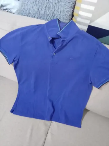 Camisa Polo Ellus Azul Tam. G
