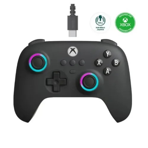 Controle Gamer 8BitDo Ultimate C Cor Cinza Para Xbox, Hall Effect, RGB, XBOX/Windows