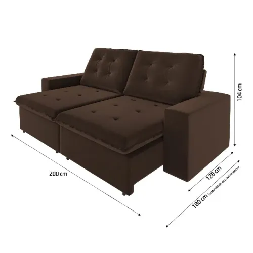 sofa retrail e reclinavel entrega hoje