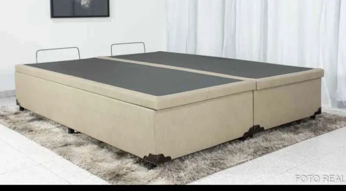 Cama Box Casal Queen com Baú