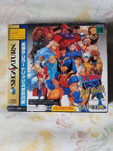 X-Men Vs. Street Fighter SEGA SATURN (c/ cartucho 4mb)