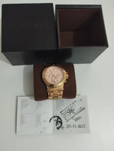 Relógio Michael Kors Dourado Original