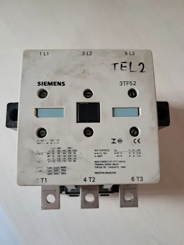 Contator Siemens 3TF52 bobina 110v